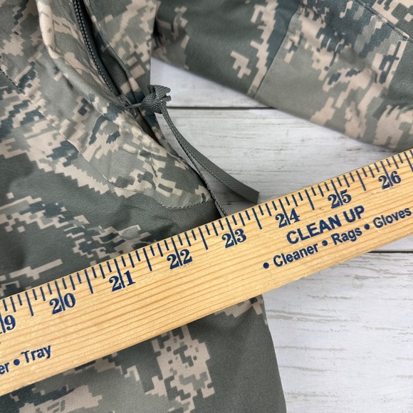 Orc Industries Improved Rainsuit Parka Wet Weather Jacket ACU Pattern XS - Picture 7 of 9